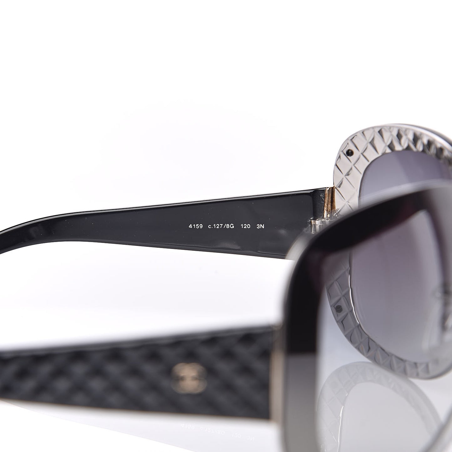Quilted CC Sunglasses 4159 Black