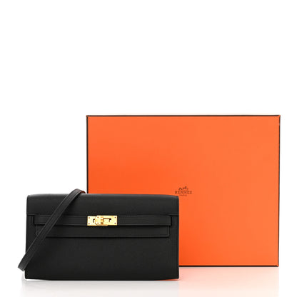 Hermes Epsom Kelly Wallet To Go Black 7 of 7