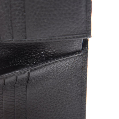 Gucci Dollar Calfskin Double G French Flap Wallet Black 7 of 7