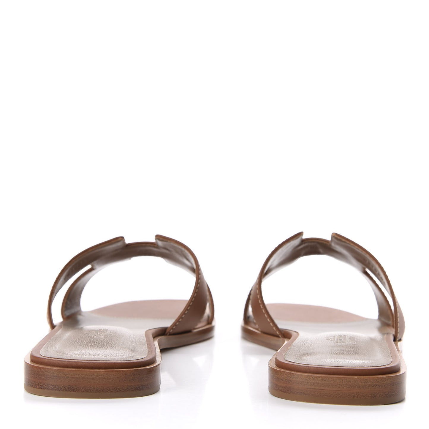 Box Calfskin Oran Sandals 38 Gold