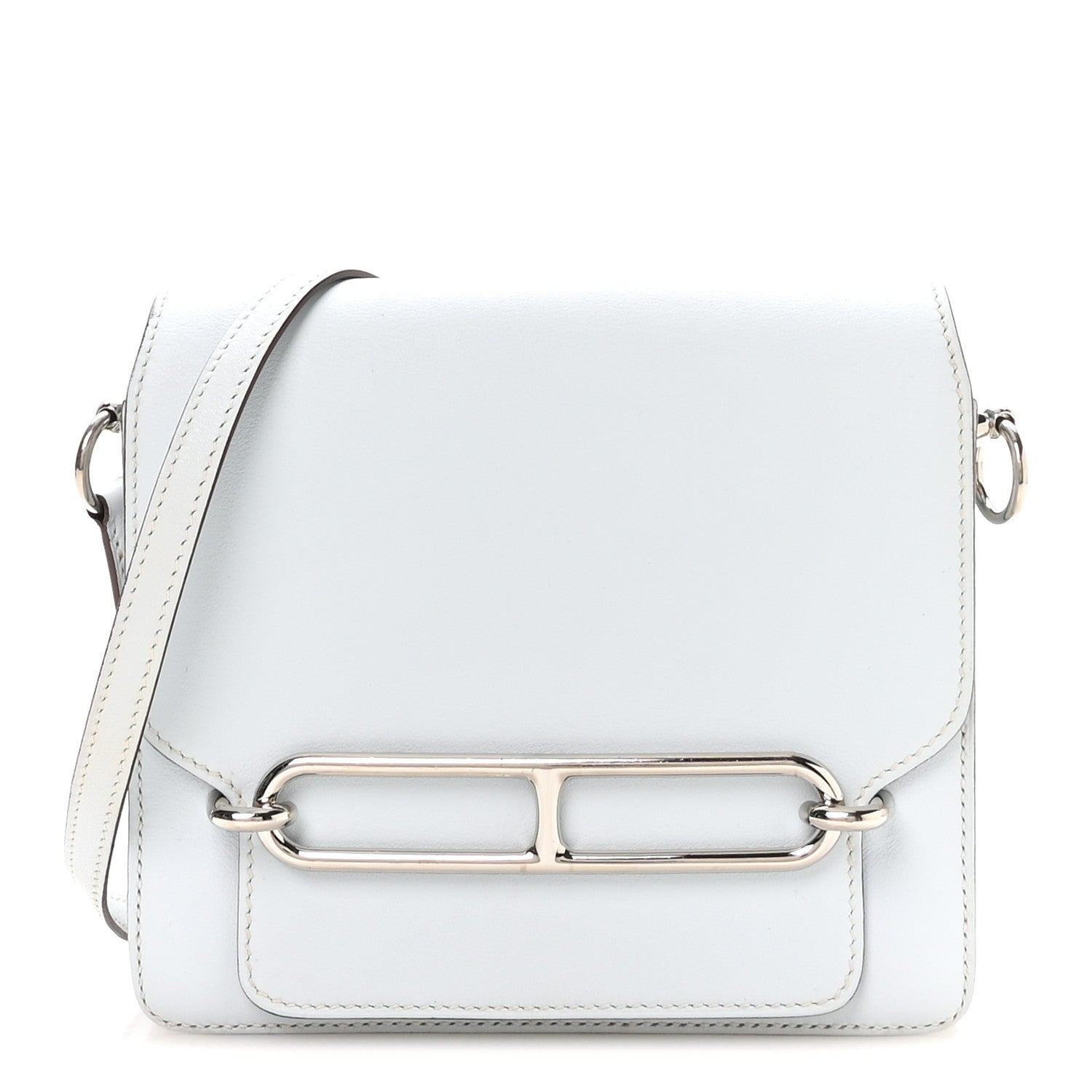 Hermes Swift Mini Sac Roulis Bleu Brume 1 of 12