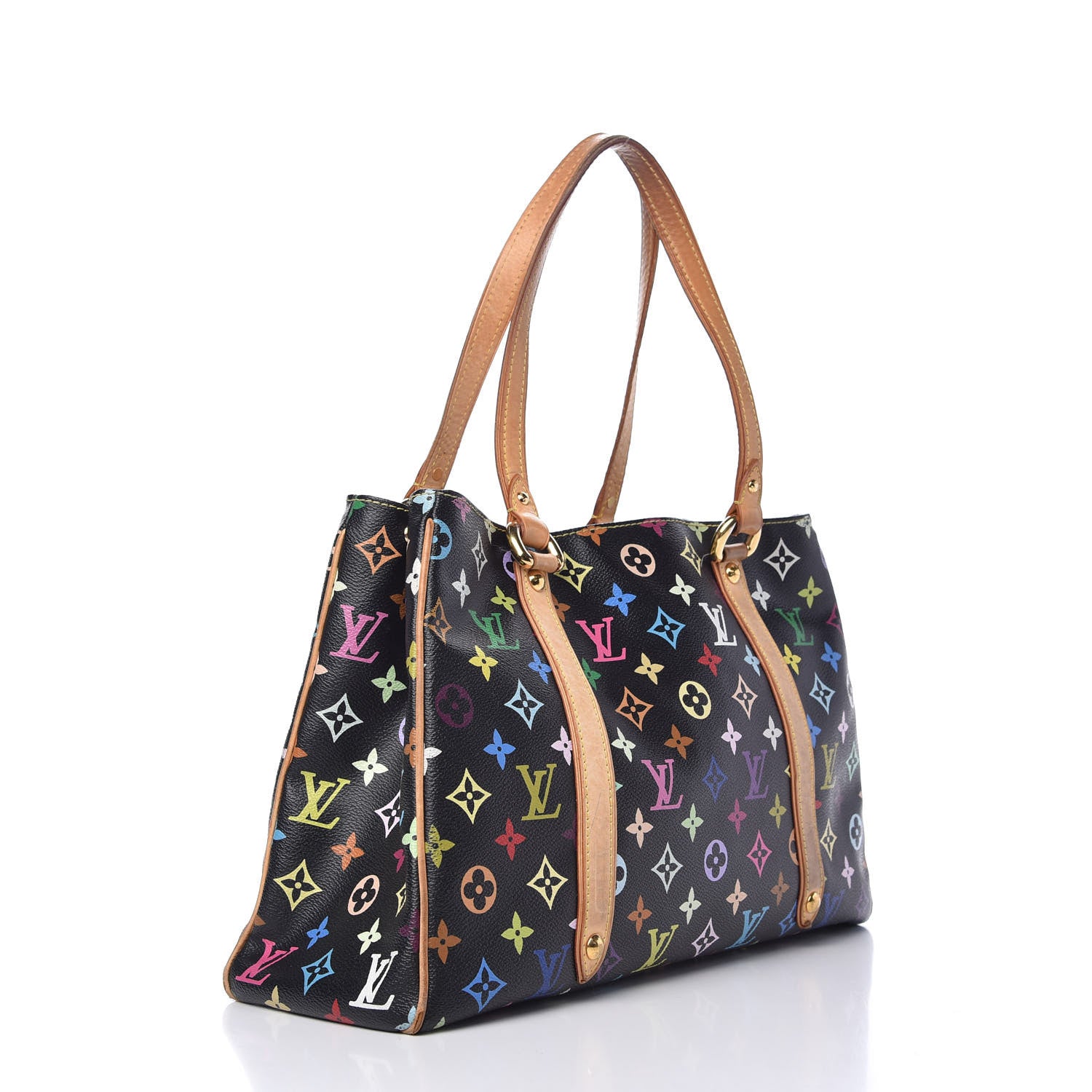 Louis Vuitton Monogram Multicolor Aurelia MM Black 3 of 8