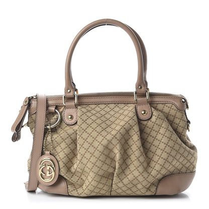 Gucci Diamante Medium Sukey Top Handle Bag Beige Pink 1 of 14