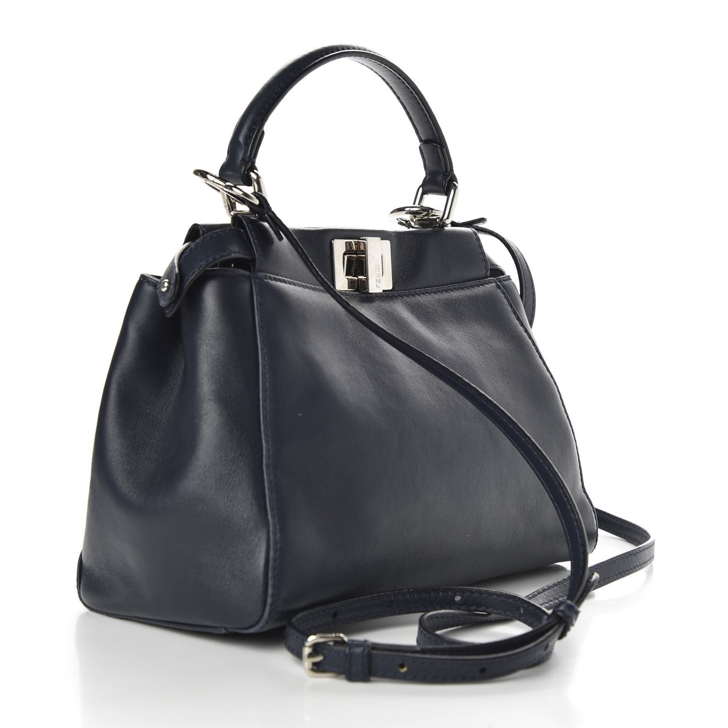 Nappa Mini Peekaboo Iconic Satchel Dark Blue