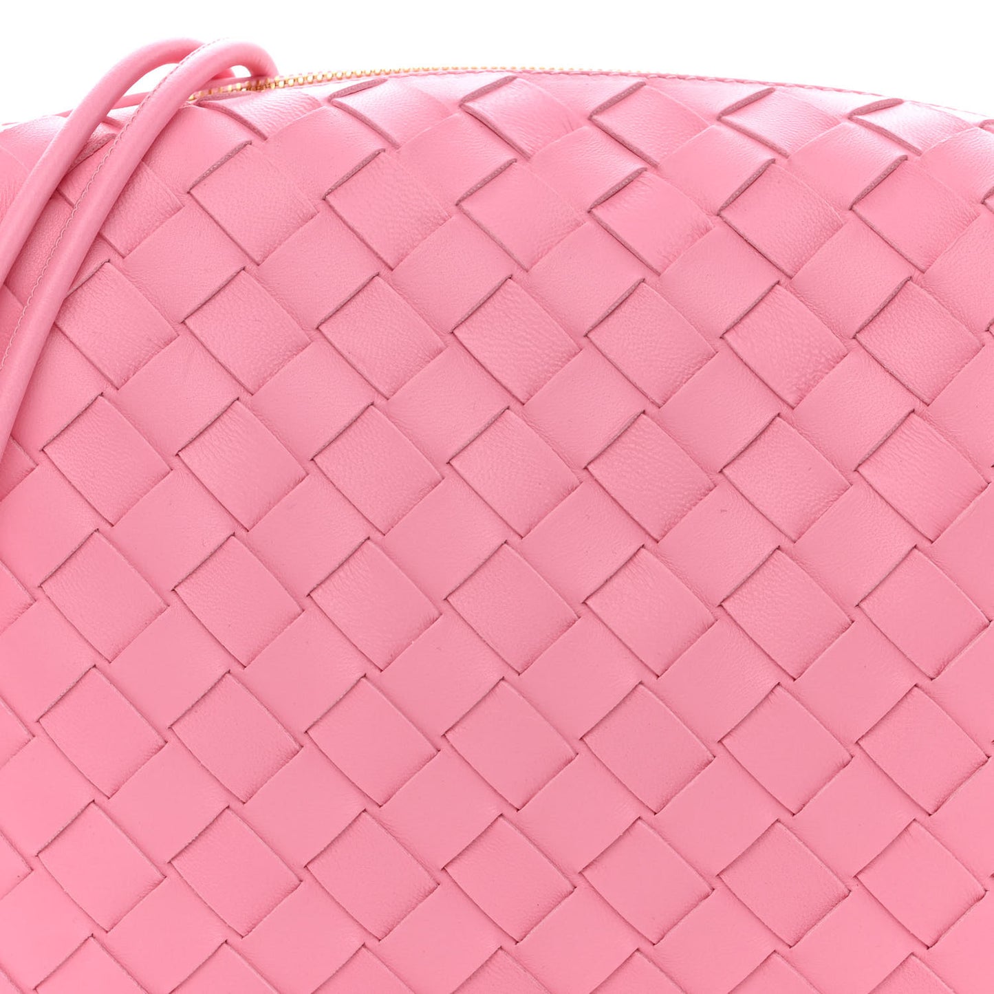 Nappa Intrecciato Small Loop Camera Bag Ribbon
