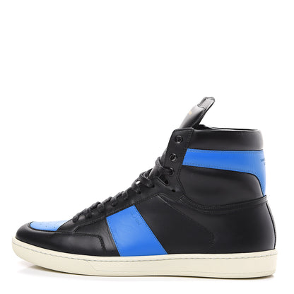 Saint Laurent Calfskin Court Classic SL/10H High Top Sneakers 43.5 Black Dauphin 1 of 9