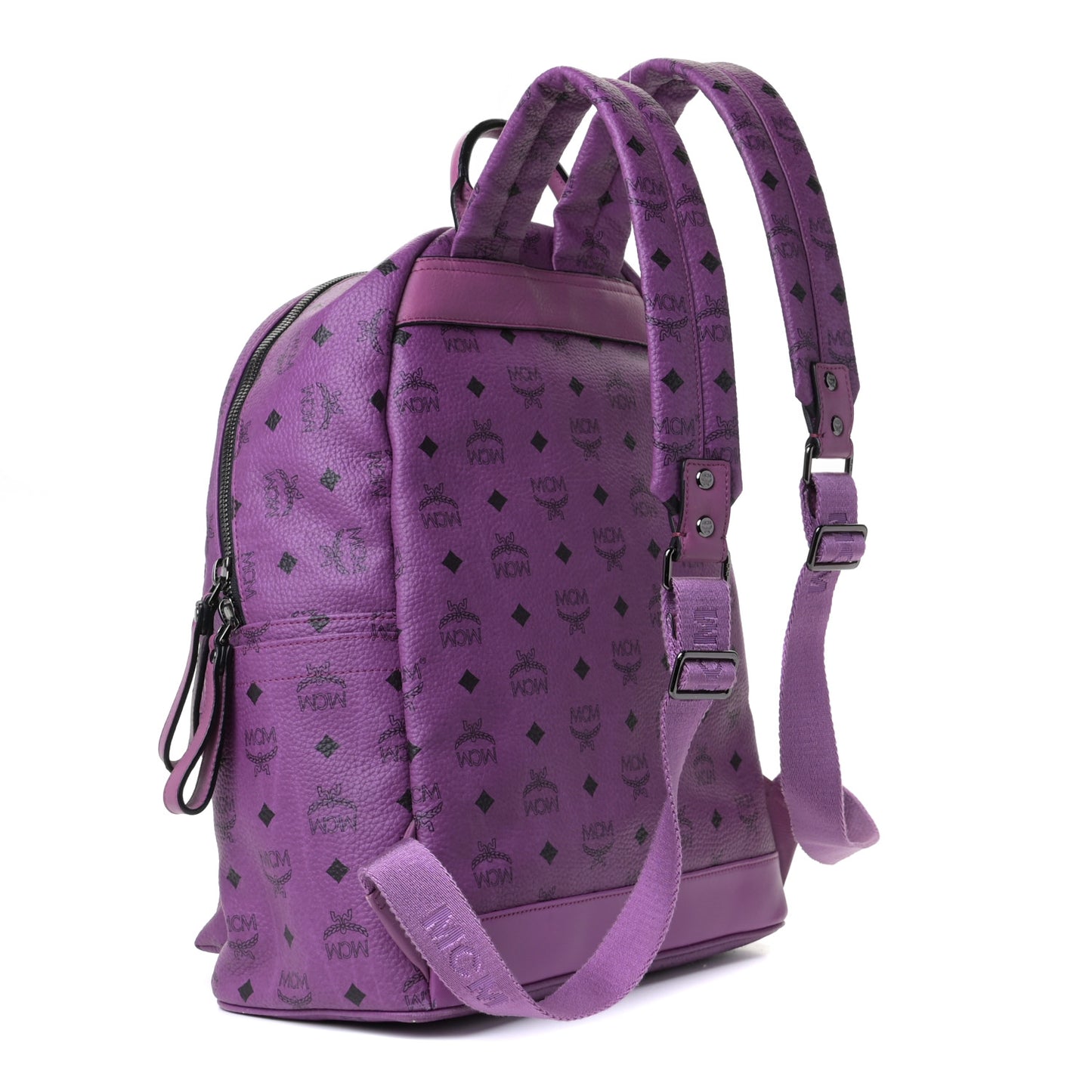 Visetos Medium Sprinkle Stud Stark Backpack Purple