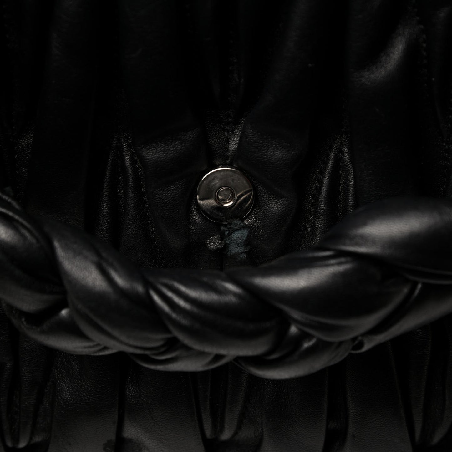 Nappa Matelasse Top Handle Tote Black