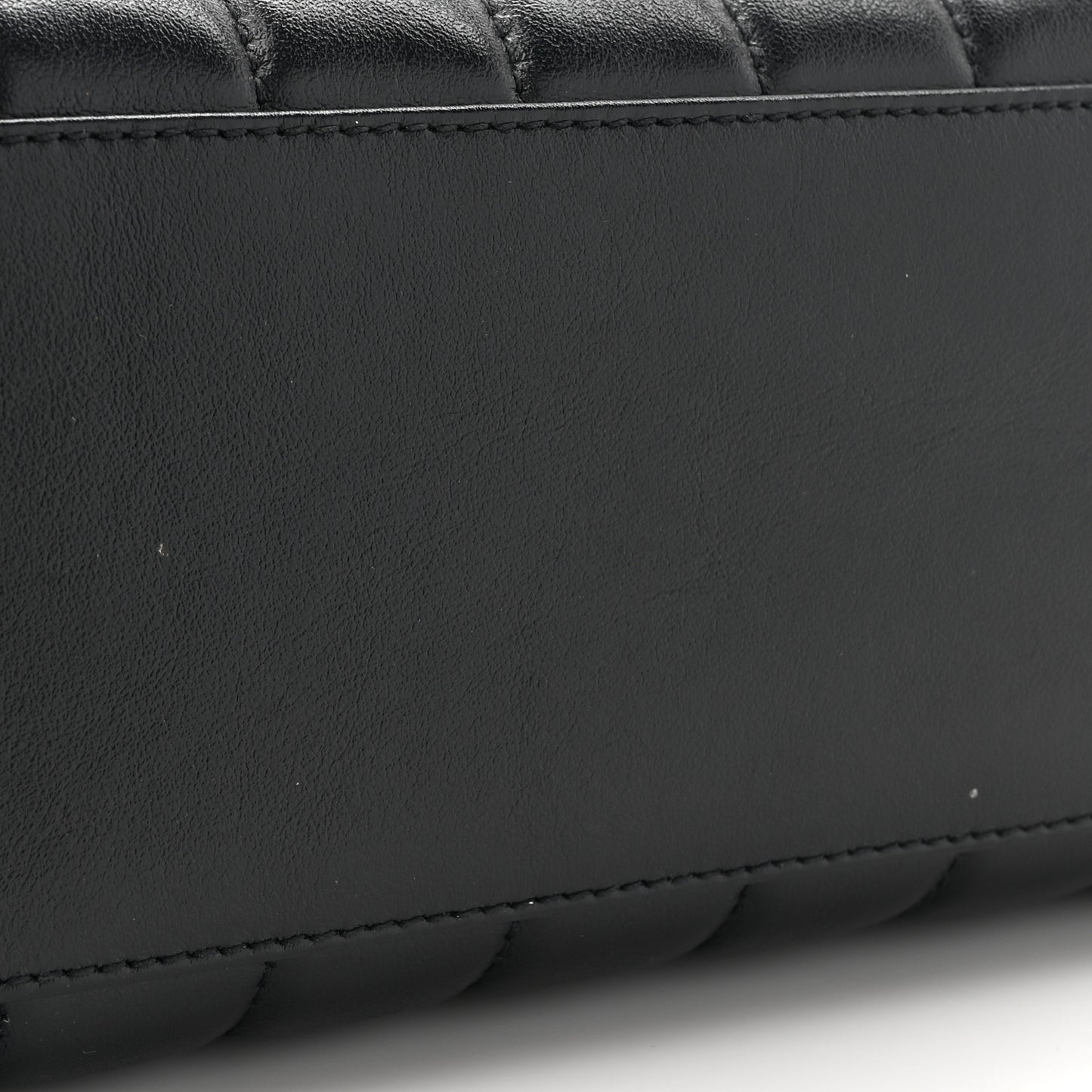 Calfskin Y Quilted Monogram Small Loulou Chain Satchel Black