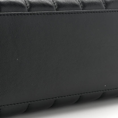 Saint Laurent Calfskin Y Quilted Monogram Small Loulou Chain Satchel Black 12 of 13