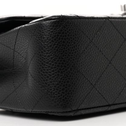 Chanel Caviar Quilted Medium Double Flap Black 9 of 11