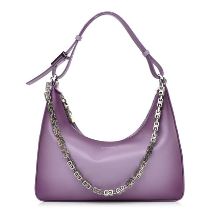 Givenchy Smooth Calfskin Small Moon Cut Out Shoulder Bag Mauve 1 of 10