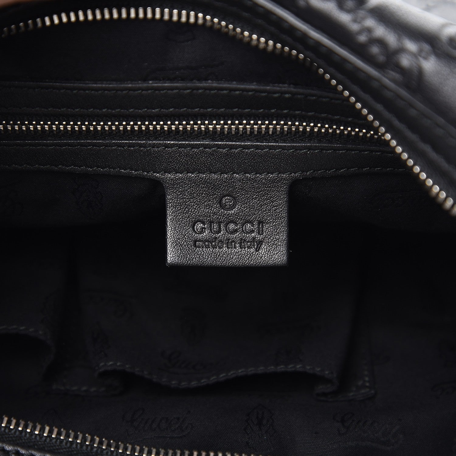 Gucci Guccissima Large GG Twins Hobo Black 6 of 7