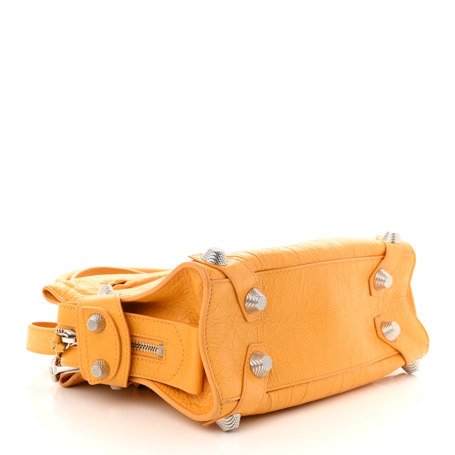 Balenciaga Agneau Giant 12 Silver Hardware Mini Mute City Jaune Miel 4 of 12
