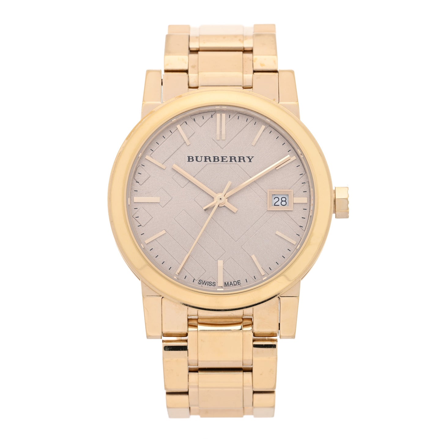 Stainless Steel 34mm The City Quartz Watch Champagne BU9134