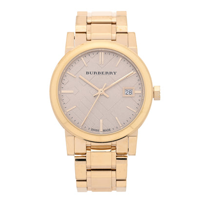 Burberry Stainless Steel 34mm The City Quartz Watch Champagne BU9134 1 of 5