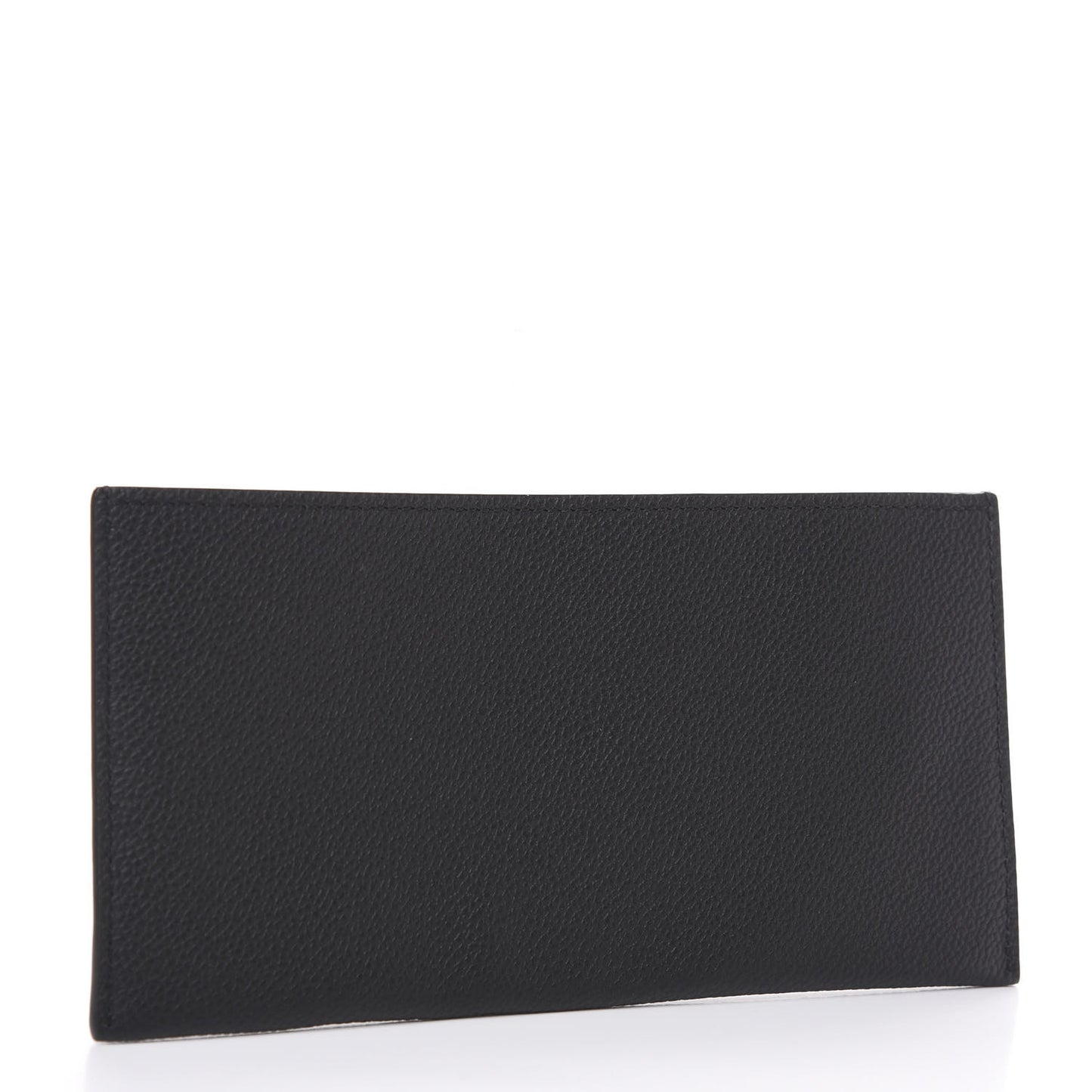 Calfskin Felicie Chain Wallet Card Holder Insert Black