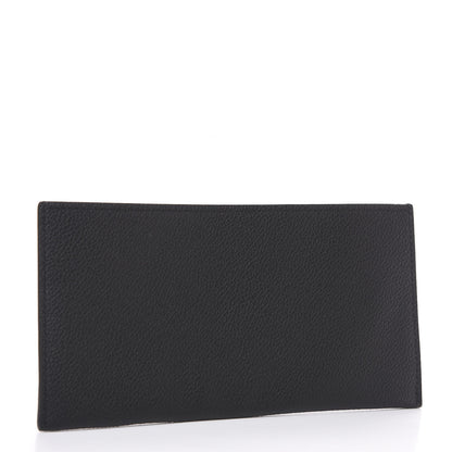 Louis Vuitton Calfskin Felicie Chain Wallet Card Holder Insert Black 2 of 5