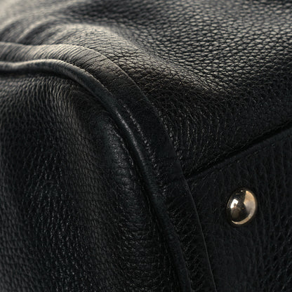 Gucci Pebbled Calfskin Medium Soho Shoulder Bag Black 8 of 21