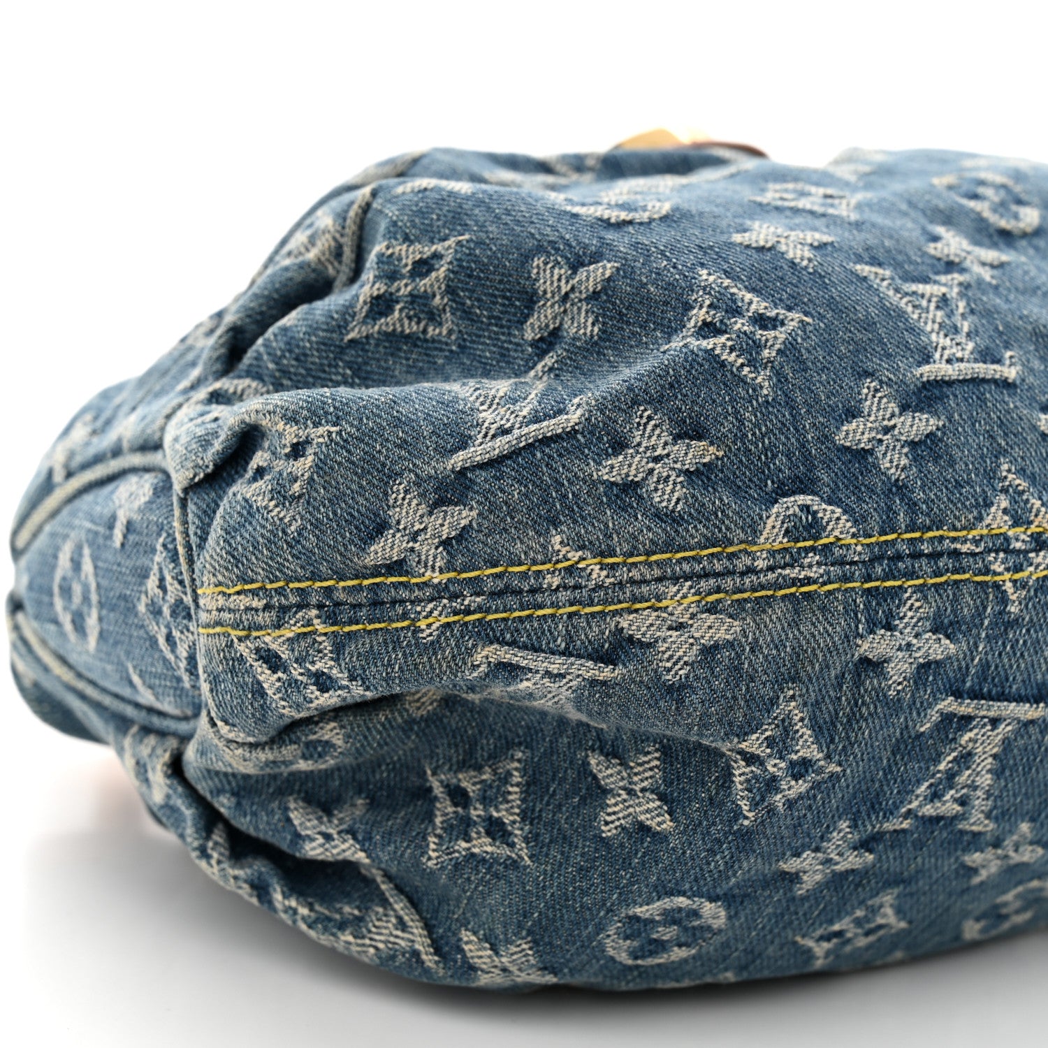 Louis Vuitton Monogram Denim Pleaty Blue 8 of 11