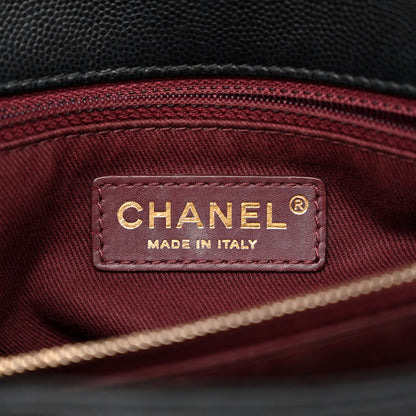 Chanel Caviar Quilted Medium Coco Handle Flap Black 6 of 11