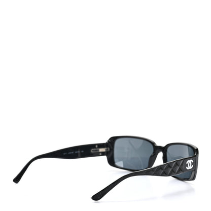 Chanel Camellia CC Sunglasses 5111 Black 4 of 7
