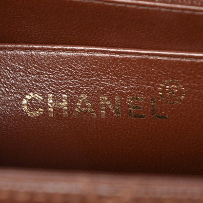 Chanel Caviar Stitch Jumbo Single Flap Brown 7 of 9