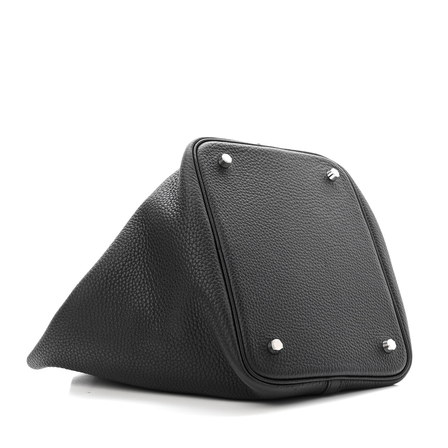 Hermes Taurillon Clemence Picotin Lock 22 MM Black 4 of 10