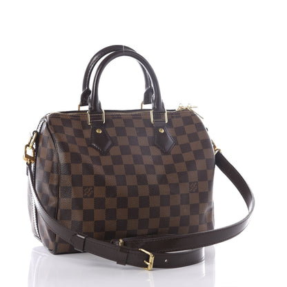 Louis Vuitton Damier Ebene Speedy Bandouliere 25 2 of 11