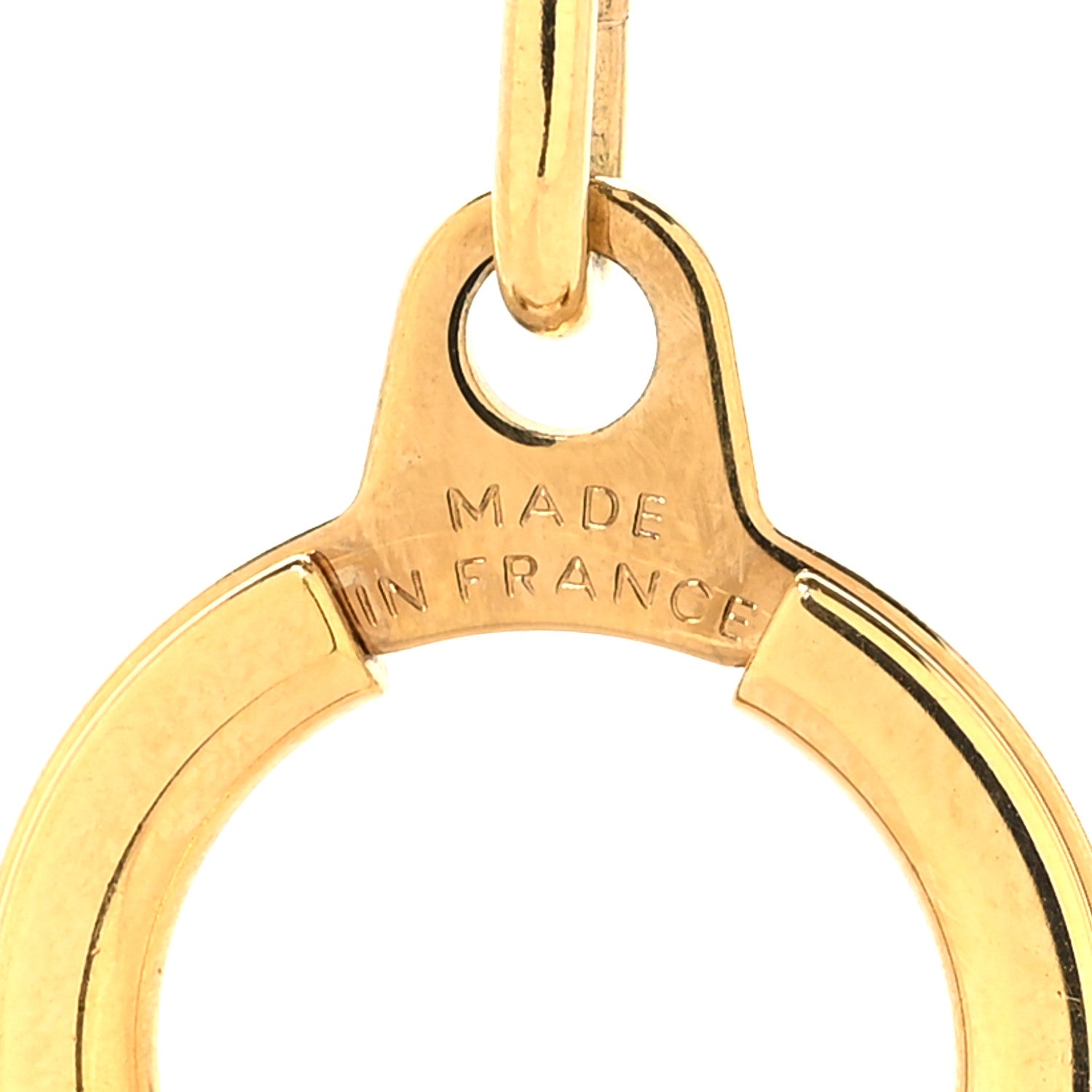 Louis Vuitton Pochette Extender Key Ring Gold 4 of 4