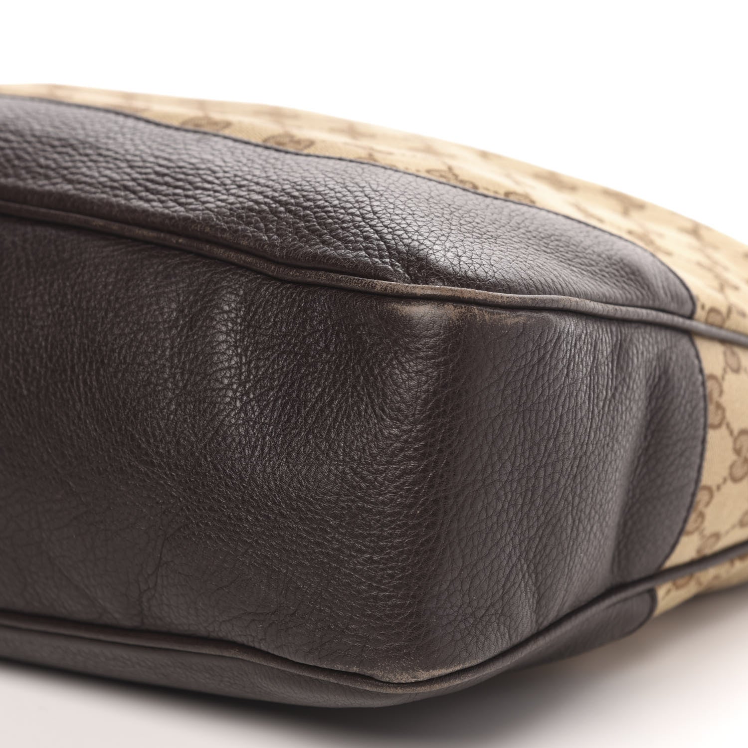 Gucci Monogram Medium Diana Bamboo Shoulder Bag Dark Brown 9 of 11