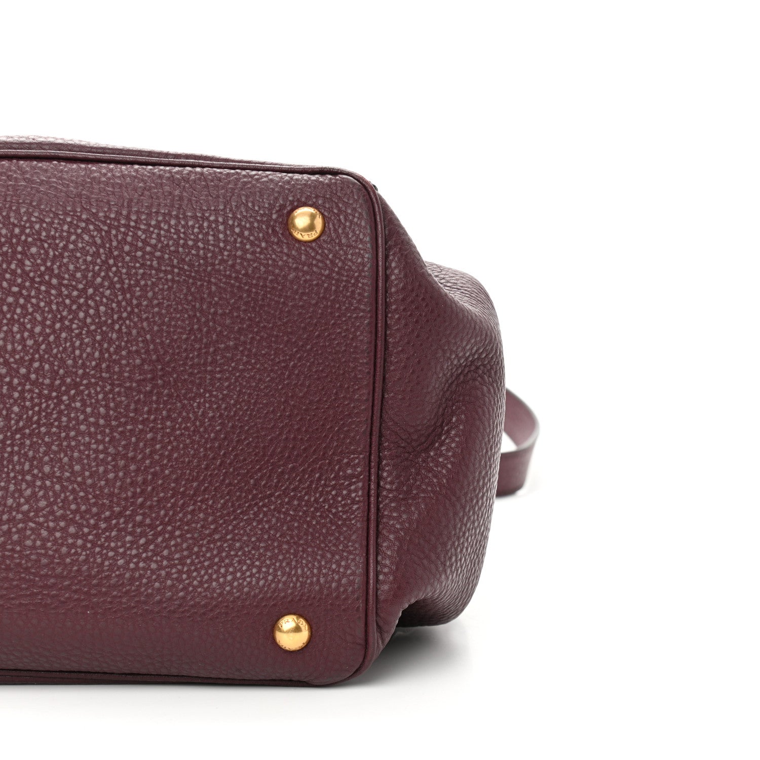 Prada Vitello Daino Tote Granato 9 of 10