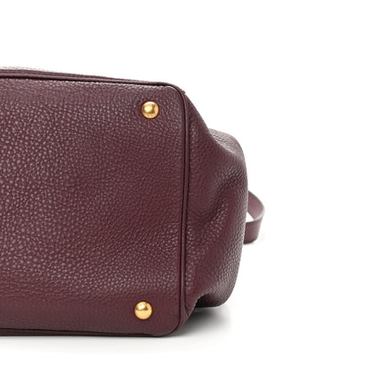 Prada Vitello Daino Tote Granato 9 of 10