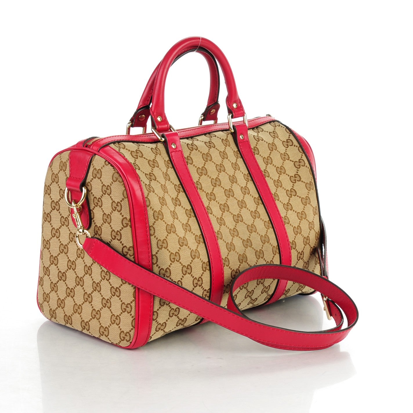 Monogram Medium Joy Boston Beige Red