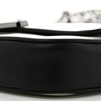 Marc Jacobs Lambskin J Marc Mini Shoulder Bag White Black 11 of 12