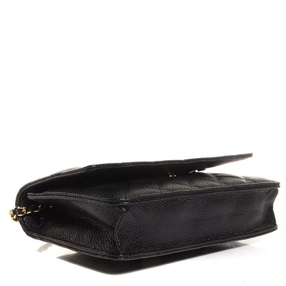 Chanel Caviar Quilted Wallet On Chain WOC Black 4 of 9