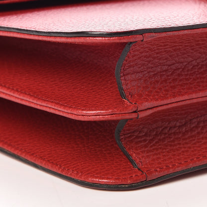 Gucci Dollar Calfskin Interlocking G Shoulder Bag Red 8 of 10