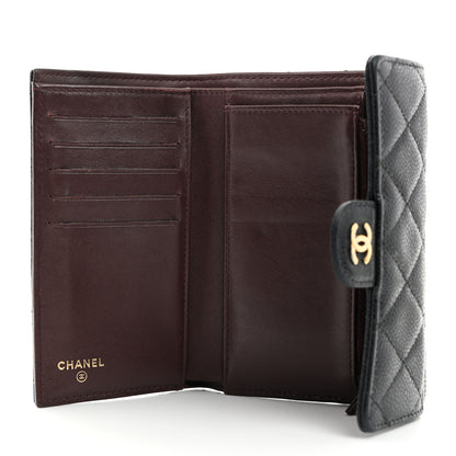Chanel Caviar Quilted Medium Flap Wallet Black 5 of 10