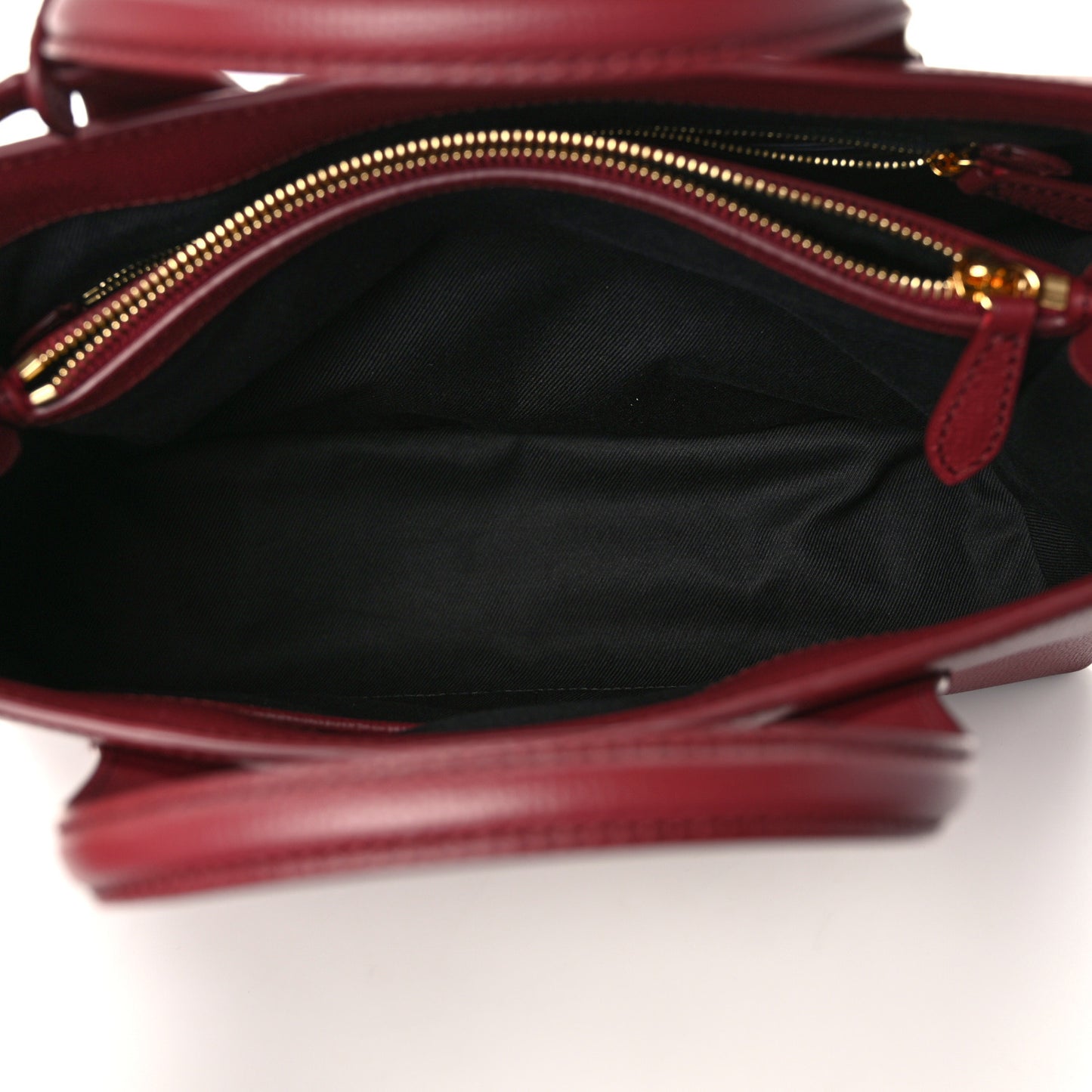 Grainy Calfskin House Check Medium Banner Tote Mahogany Red