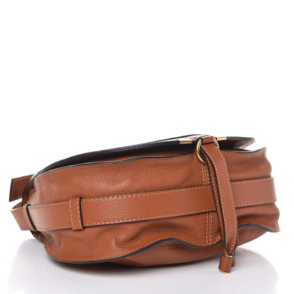 Chloe Calfskin Medium Marcie Round Crossbody Bag Tan 4 of 7