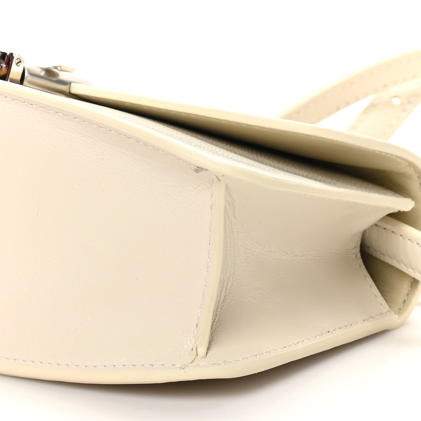 Smooth Calfskin The Sofia E/W Crossbody Ivory