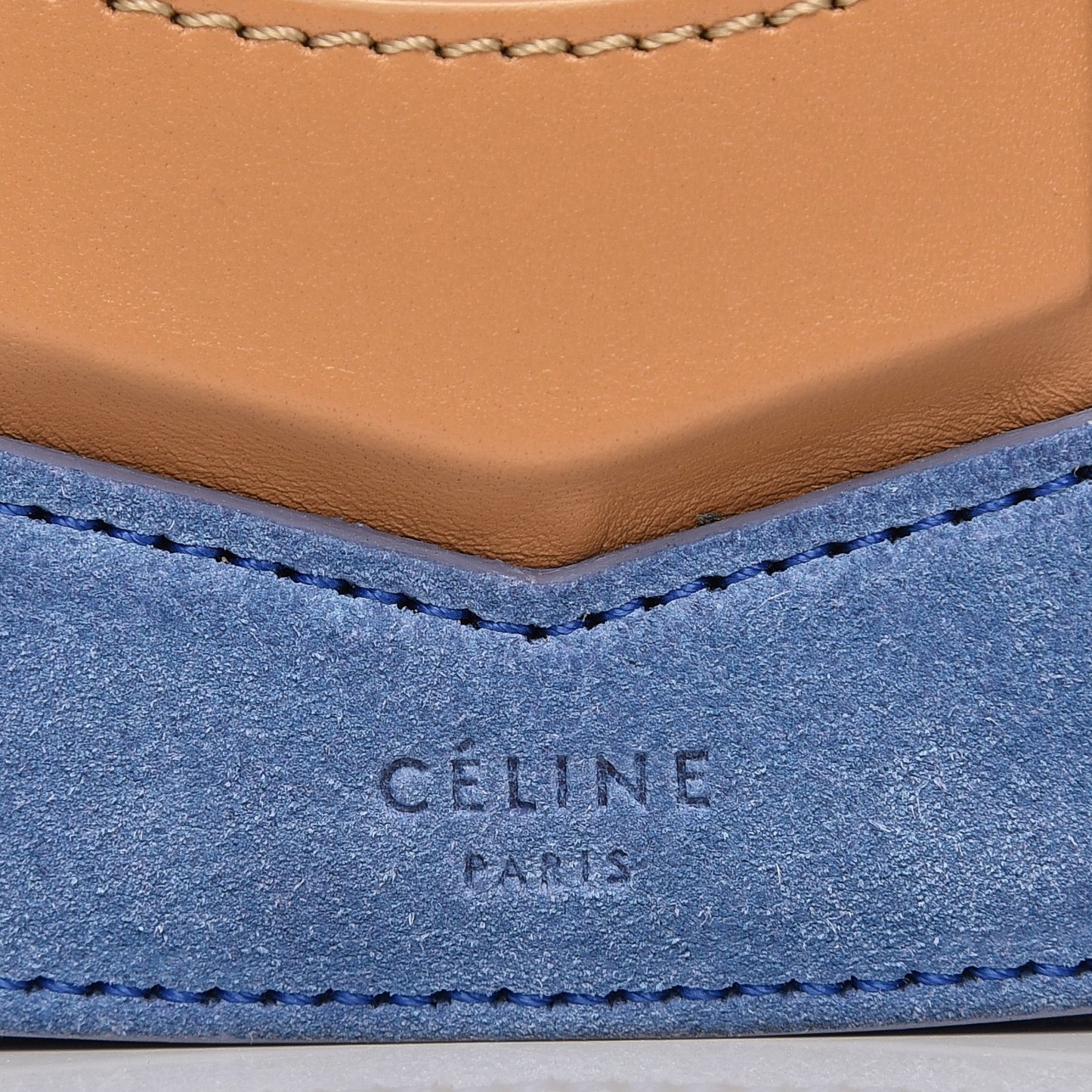 Suede Small Trotteur Porcelain