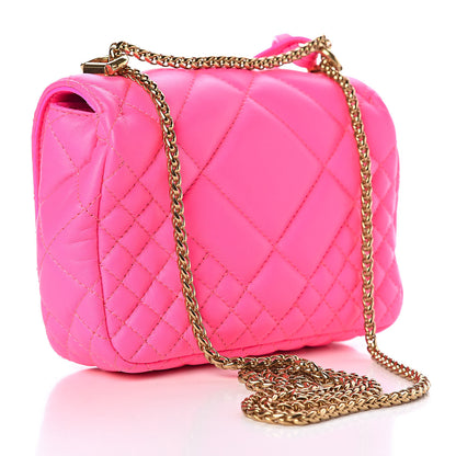 Versace Napa Quilted Printed Icon Small Crossbody Bag Pink 3 of 6