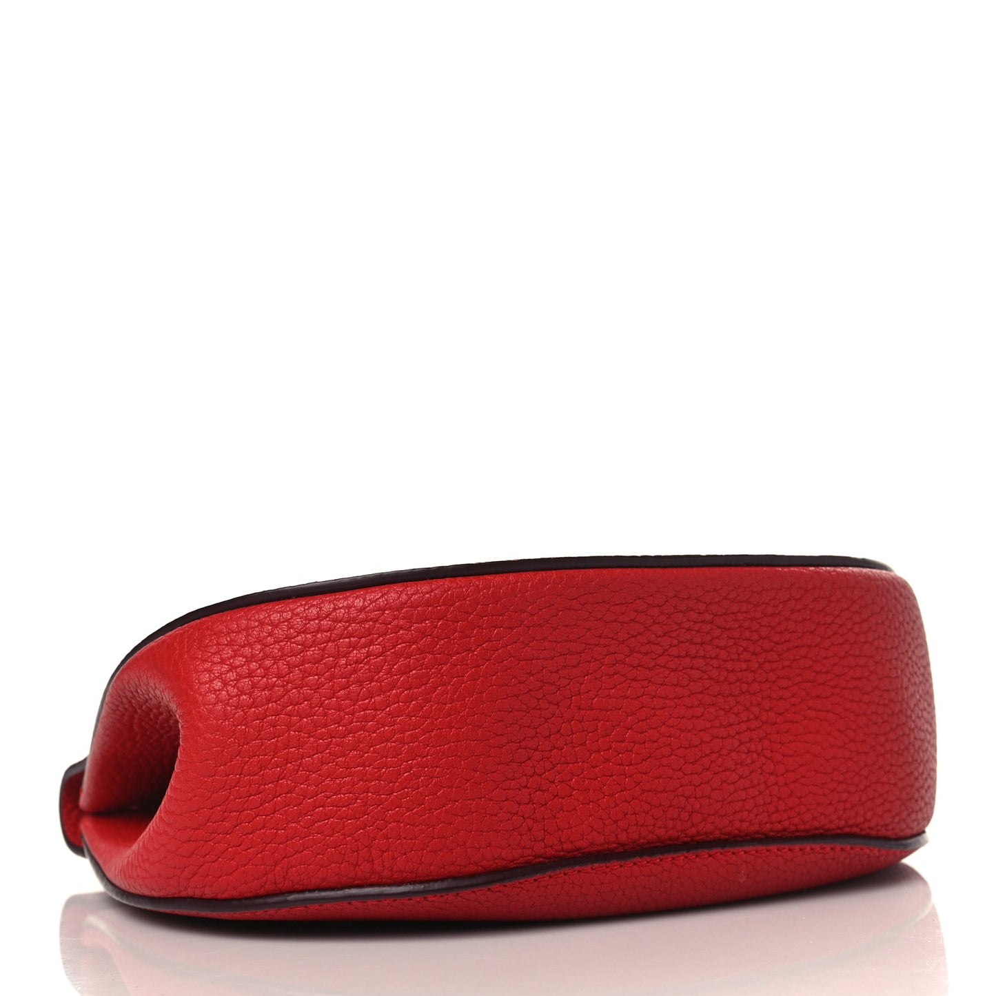 Grained Lambskin Mini Drew Shoulder Bag Plaid Red