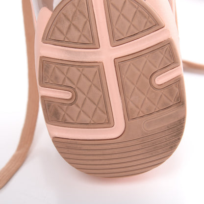 Chanel Suede Calfskin CC Sneakers 40.5 Pink 9 of 12