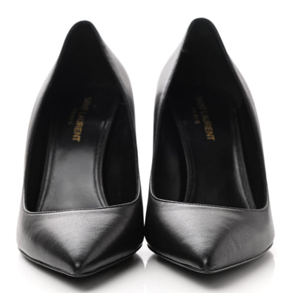 Saint Laurent Calfskin Opyum 85 Pumps 39 Black 2 of 10