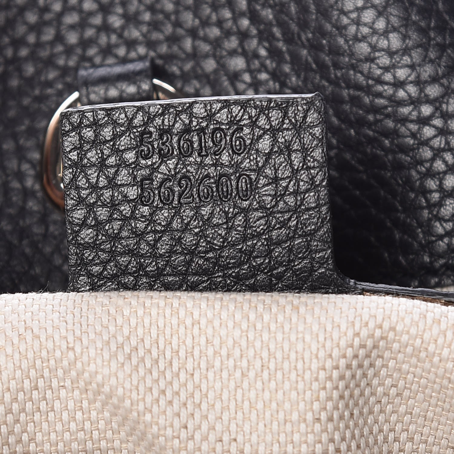 Gucci Pebbled Calfskin Medium Soho Chain Shoulder Bag Black 9 of 9