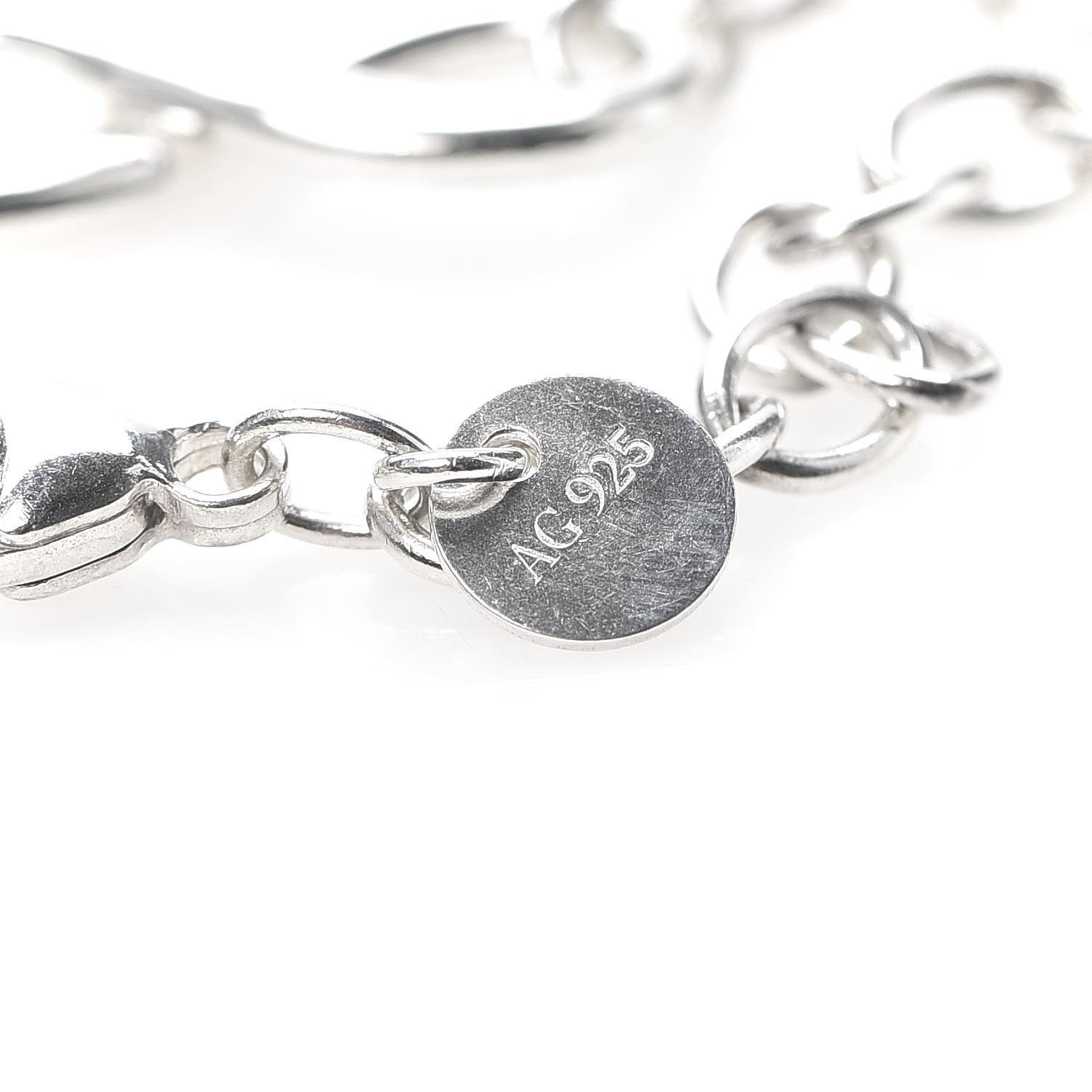 Tiffany Sterling Silver Infinity Chain Bracelet 6 of 6