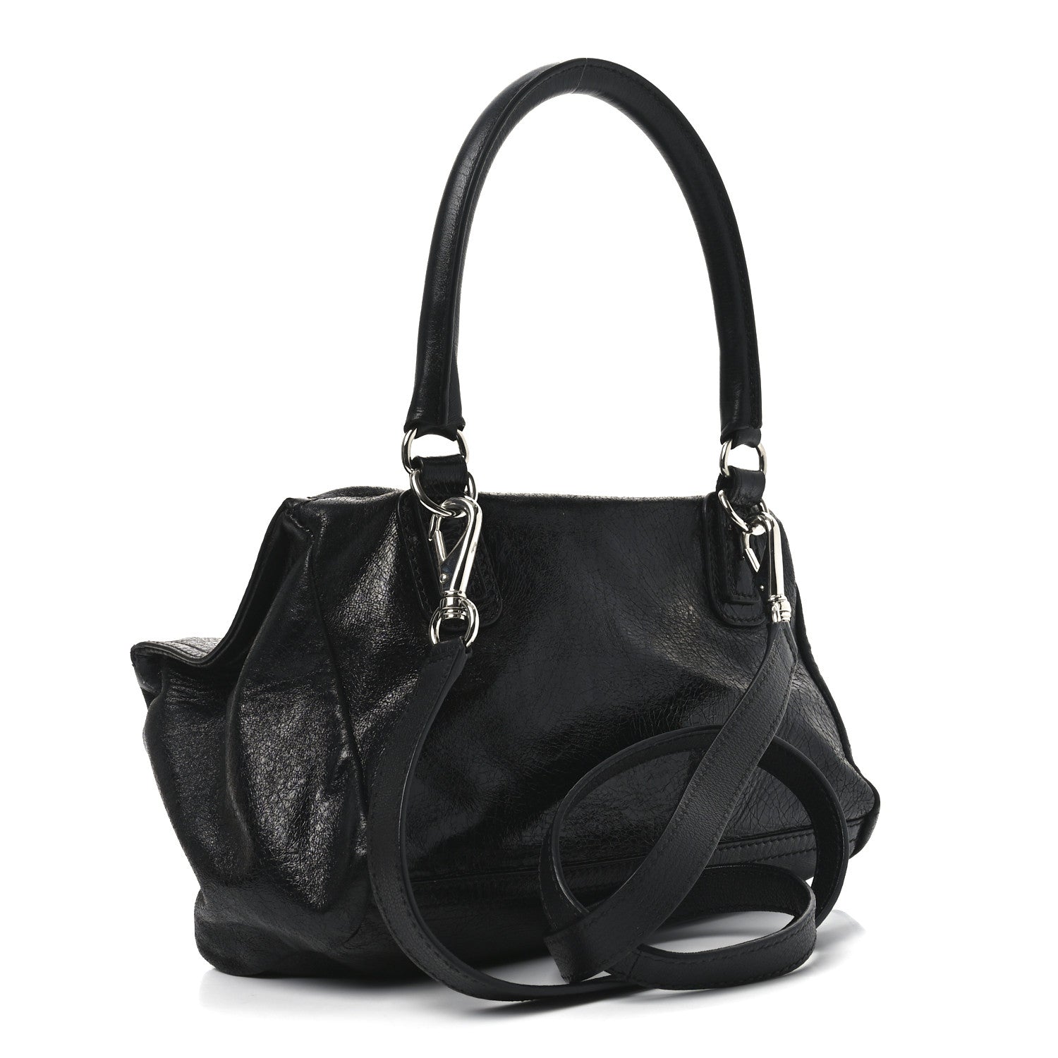 Givenchy Crinkled Patent Small Pandora Black 3 of 10