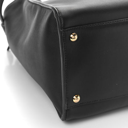 Fendi Vitello Seta Shearling FF 1974 Large Peekaboo X-Lite Black 7 of 9